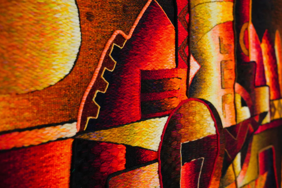 Abstract in red II