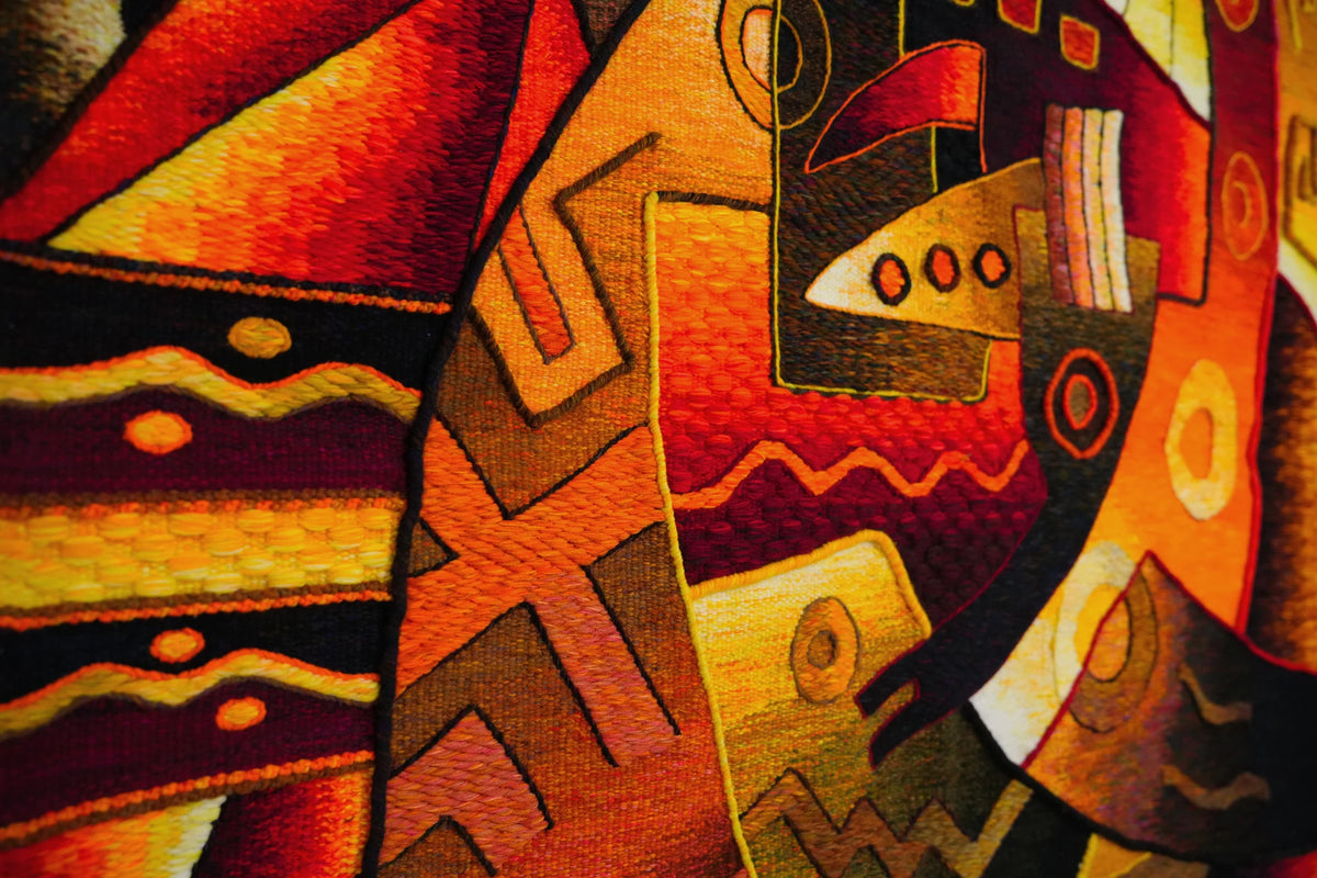 Abstract in red