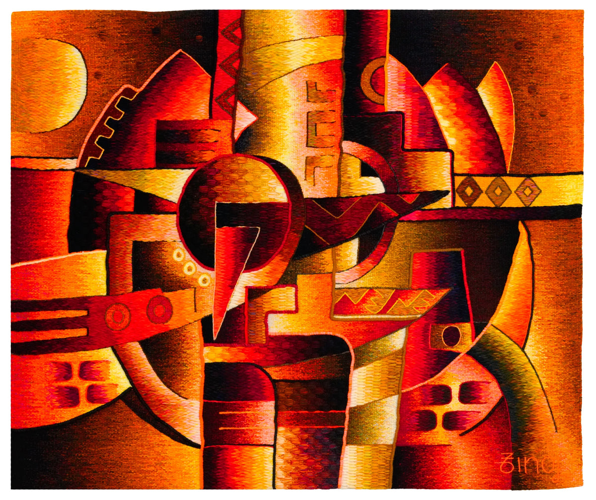 Abstract in red II