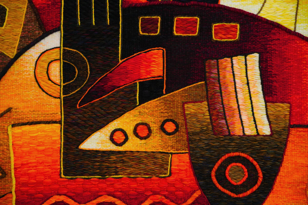 Abstract in red