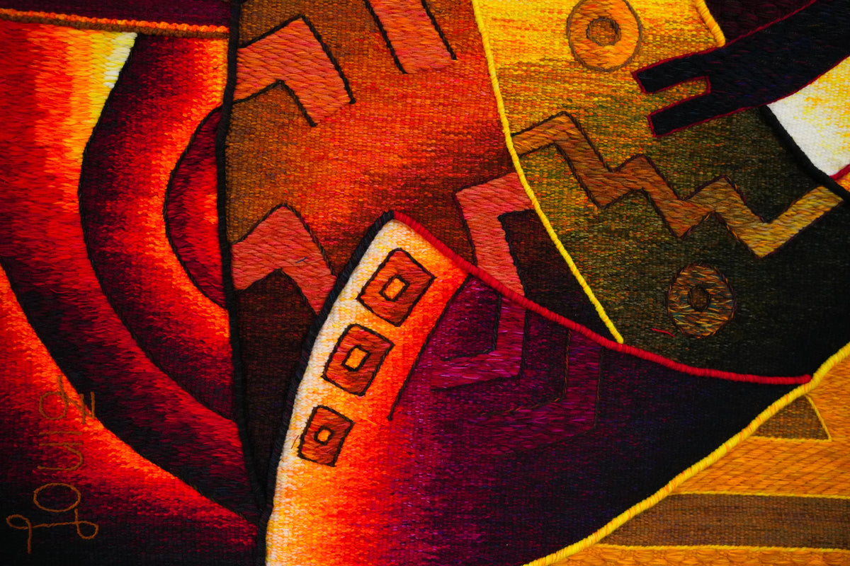 Abstract in red